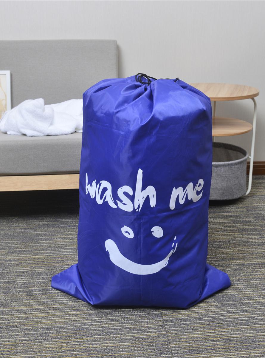 DIY smile laundry bag
