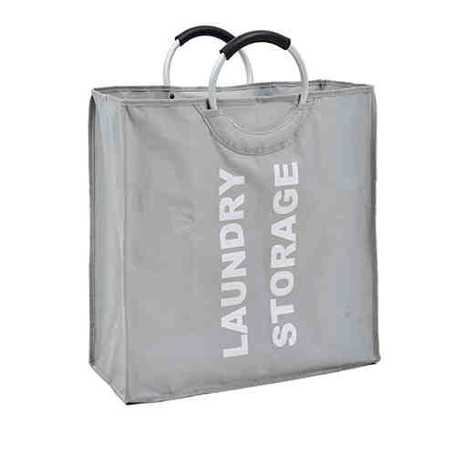 2 sorters laundry bag with alum handle WD3-006